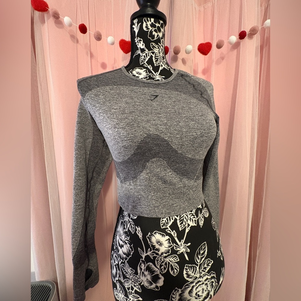 Gray Gymshark Women's Top